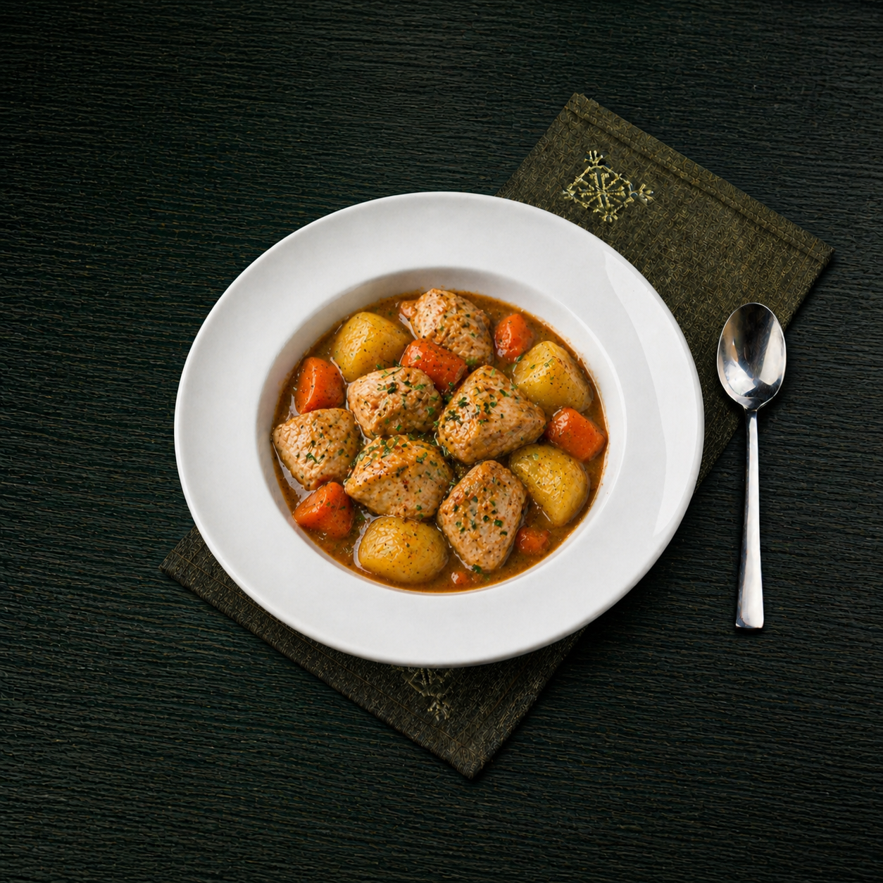 Жаркое с курицей